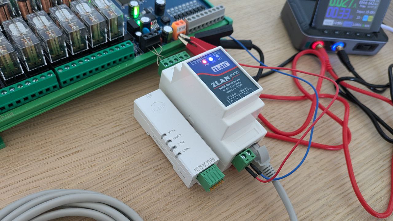 The two Modbus adapters for comparison.